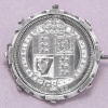 Монета 6 пенсов образца 1887 года