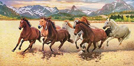 Красота, сила и грация. Авторская живопись