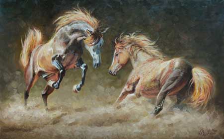 Танец страсти. Авторская современная живопись