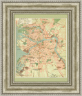 Карта Ленинграда конца 1920-х гг.: улицы, площади, вокзалы