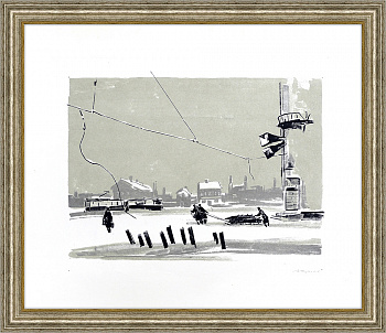 На окраине города. Блокадный Ленинград