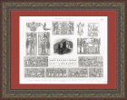 Древний Вавилон: государство и политика, военное дело, служба. Старинная гравюра 19 века
