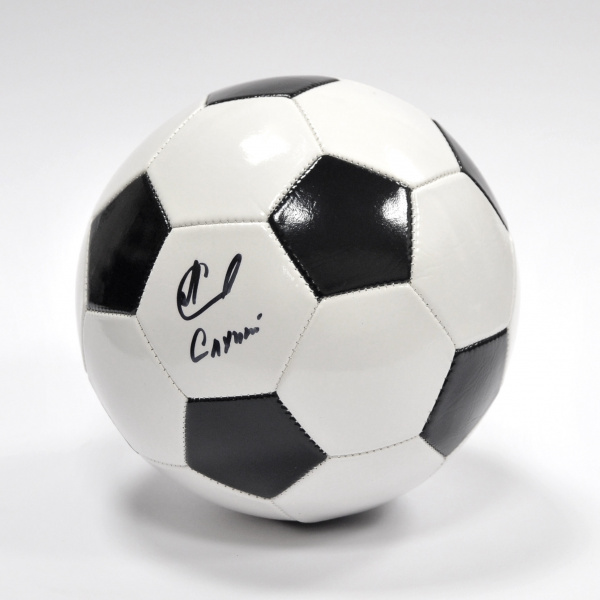 Футбольный мяч с автографом Леонида Слуцкого -  Заслуженного тренера России