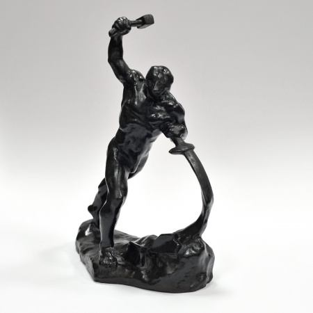 перекуем мечи на орала – символ дружбы и созидания. советская статуэтка, касли