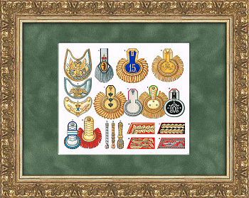 Военные знаки отличия Российской империи. Авторская графика