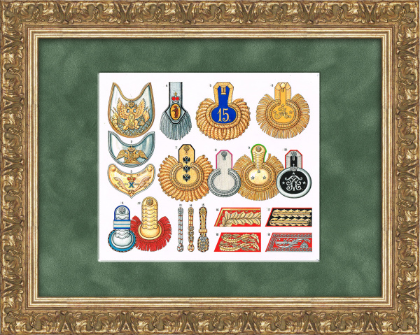 Военные знаки отличия Российской империи. Авторская графика