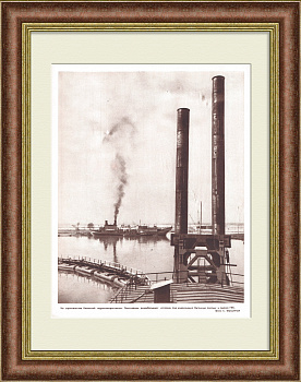 Строительство Каховской ГЭС. Советская печатная графика