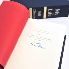 Автограф Билла Клинтона, президента США на Deluxe издании My Life