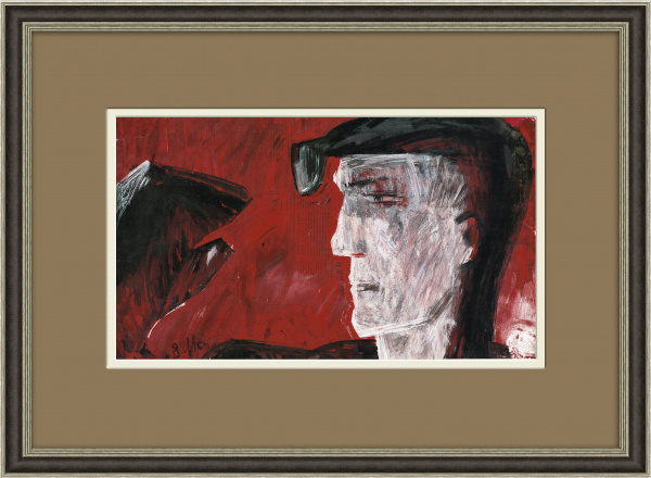 Сталевар, концептуальная графика Велимира Исаева 1960 года