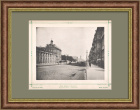 Санкт-Петербург: вид Невского проспекта. Фототипия начала 20 века