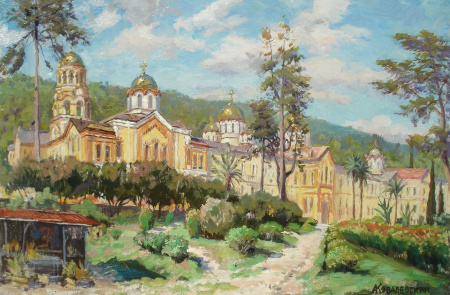 Новоафонский монастырь. Авторская, современная живопись