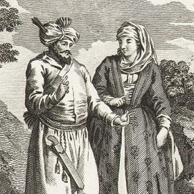 Узбекские татары. Гравюра на меди, 1770-80 гг.
