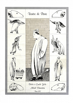 Литография М. Шемякина из цикла "Чрево Парижа" 1977 год (Эстамп № 31/50) Литография М. Шемякина из цикла "Чрево Парижа" 1977 год (Эстамп № 31/50)