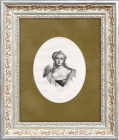 Царица Елизавета Петровна, гравированный портрет, 1838 г.