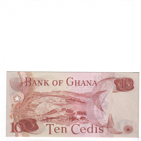 гана: купюра, конверт, марки со спец. гашением. коллекционный выпуск