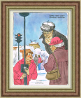 Светофор - помощник пешехода! Плакат СССР