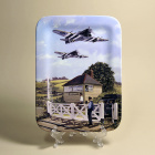 "Британские самолеты. Вторая мировая война", декоративная тарелка, винтаж, литированный тираж