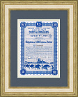 Облигация железнодорожной компании Paris a Orleans в 1000 франков, 1923 год