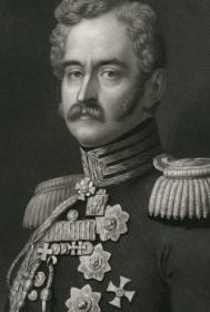 Русский дипломат и государственный деятель граф А.Ф. Орлов, антикварная гравюра