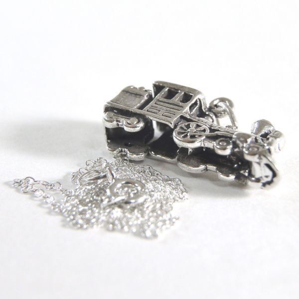 "старинный локомотив", серебро