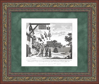 Весовая палата: аллегория глупости и благоразумия. Уникальная гравюра по У. Хогарту