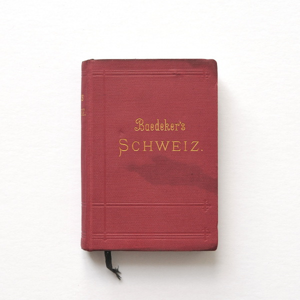 Путеводитель по Швейцарии с картами и планами, старинное издание