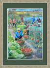 Уборка урожая, большой плакат СССР