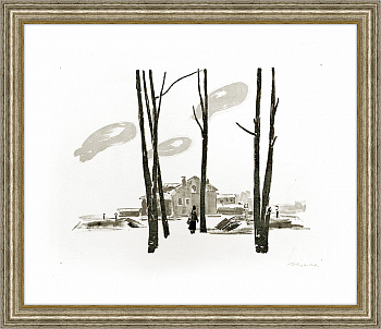 В Новой деревне. Блокада Ленинграда