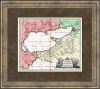 Азовское море, Крым, Кубань, Тамань и другие территории Юга. Редкая антикварная карта 1740 года