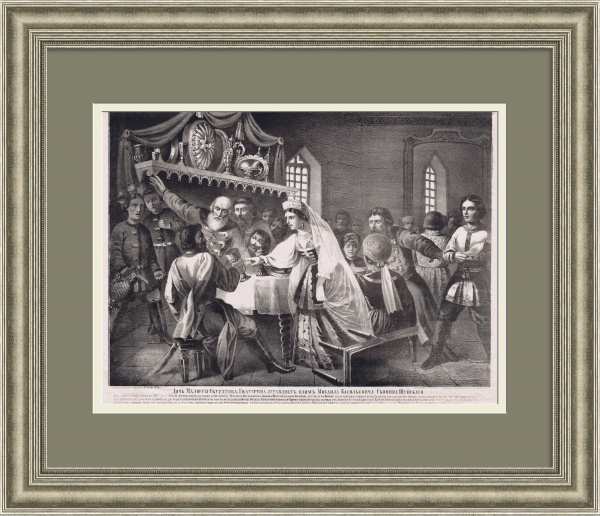 Смутное время в России. Антикварная гравюра