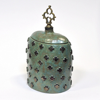 Большая шкатулка "Традиция". Уникальная, авторская керамика