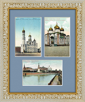 Достопримечательности Кремля, 1910-гг. Старинные хромолитографии в панно