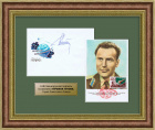 Автограф Германа Титова и конверт из космоса со штампом корабля Восток-2 