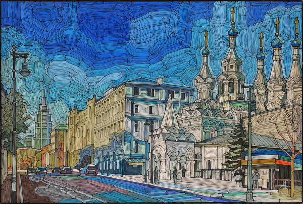 Большая Дмитровка, Москва. Авторская живопись Большая Дмитровка, Москва. Авторская живопись