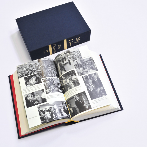 Автограф Билла Клинтона, президента США на Deluxe издании My Life Дорогие подарки автограф билла клинтона, президента сша на deluxe издании my life