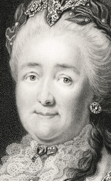 портрет екатерины великой, гравюра по картине александра рослина, 1840-е гг.