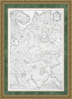 Карта Московии (Русского царства) 1780 года, автор - первый королевский географ Гийом Делиль. Раритет музейного уровня Карта Московии (Русского царства) 1780 года, автор - первый королевский географ Гийом Делиль. Раритет музейного уровня