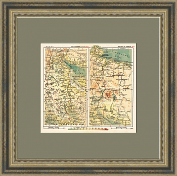 Карелия, Мурман и Хибины. Карта 1934 года