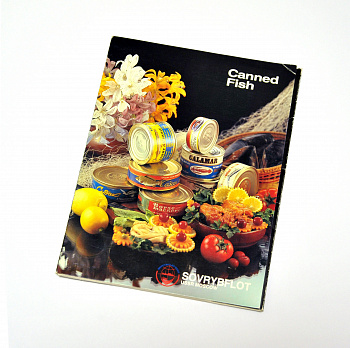 «Соврыбфлот», редкий каталог c рекламой продукции 1980-х годов