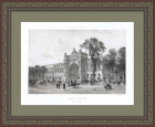 Дворец Промышленности для Всемирной выставки в Париже. Большая литография 1861 года