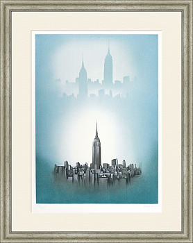 Нью-Йорк. Авторская литография Ирины Дидюковой Нью-Йорк. Авторская литография Ирины Дидюковой