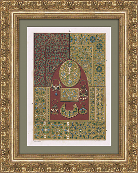 Русские ювелирные украшения и керамические панно. Антикварная хромолитография