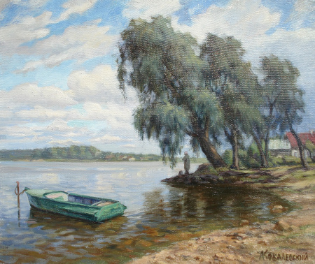 Берег Селигера. Авторская живопись А. Ковалевского