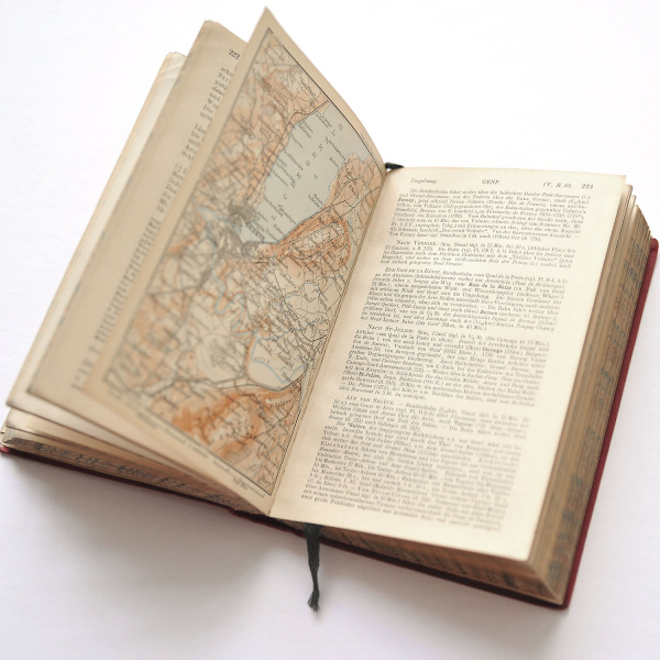 путеводитель по швейцарии с картами и планами, старинное издание