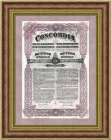Акция Румынской нефтяной компании "Конкордия", 1924 г.