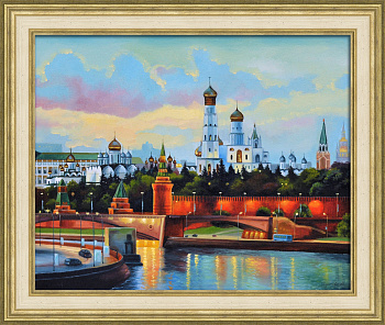 Московский Кремль. Авторская живопись Московский Кремль. Авторская живопись