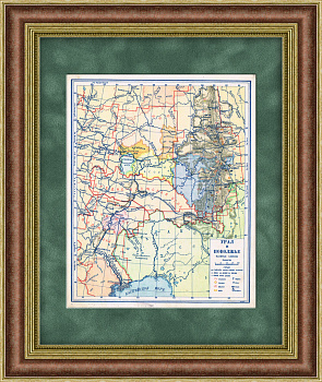 Урал и Поволжье на советской карте 1928 года