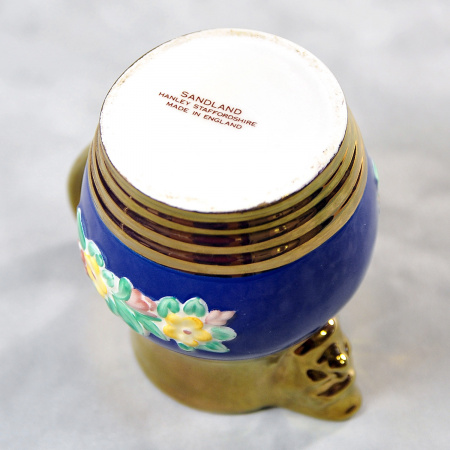 фарфоровый молочник с ручной росписью "классическая англия", 1950-е гг.