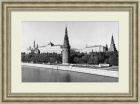 Московский Кремль: Успенский собор, Сенат и башни. Винтажное фото