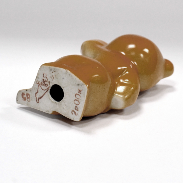 мишка-хоккеист. чемпионат мира по хоккею 1986 года, фарфоровая статуэтка